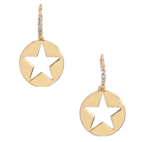KATE SPADE • Gold Symbols Spade Collection Star Earrings - Picture 1 of 3